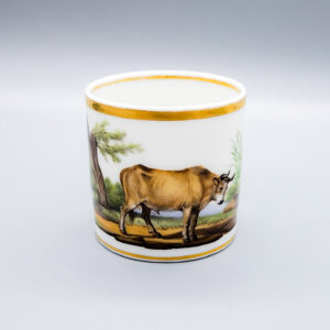 A Paris porcelain coffee can, circa 1810