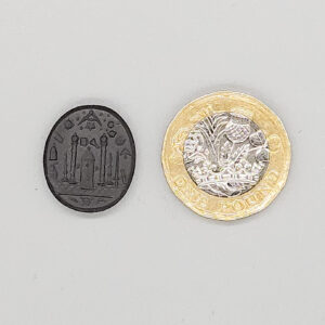 A rare Wedgwood basalt intaglio, circa 1775