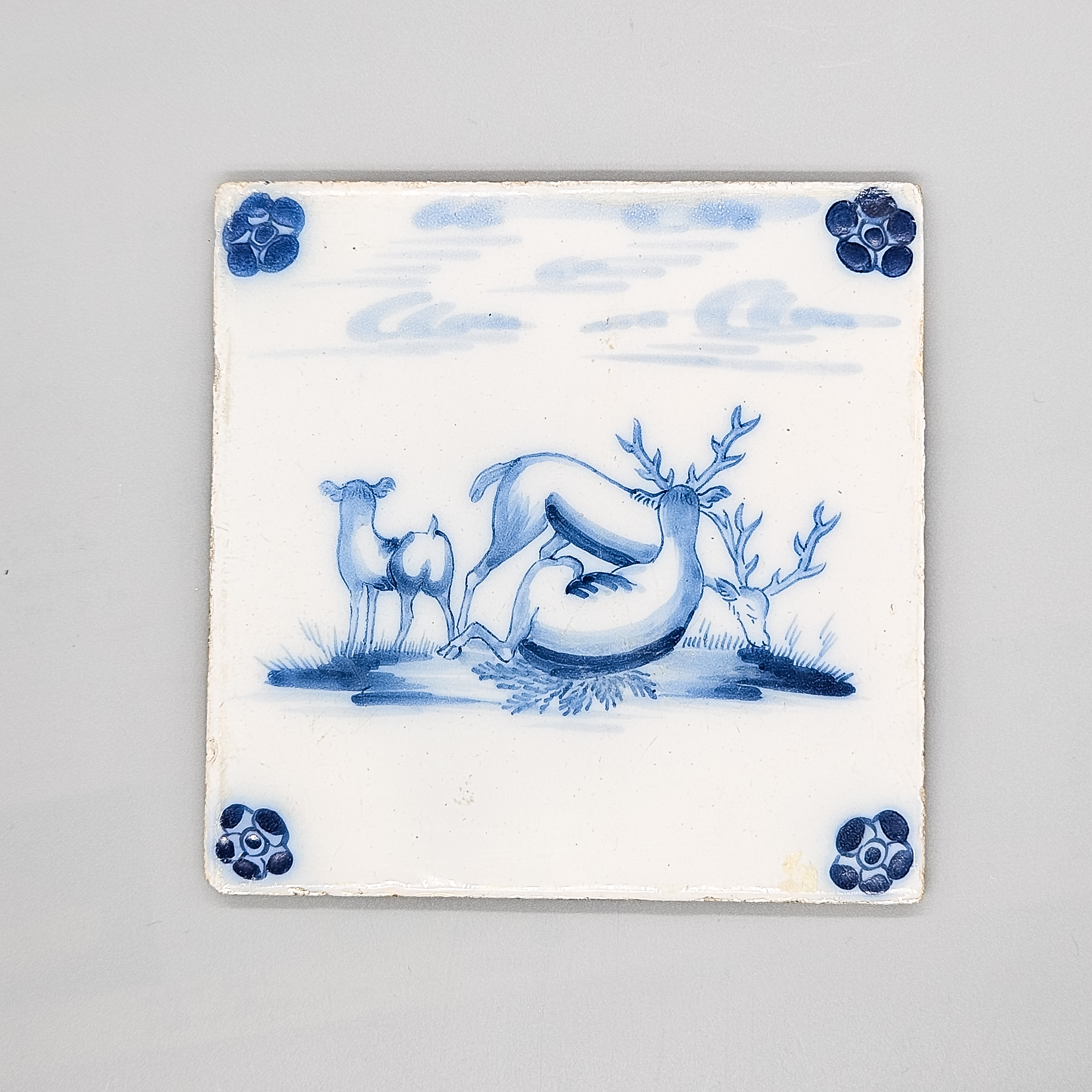 Liverpool delftware tile, 1760-75