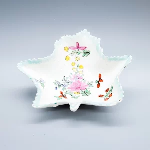 Bristol pickle leaf dish, circa 1770