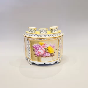 A Coalport D shaped bough pot, circa 1805