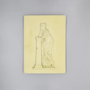 A very rare Enoch Wood and Sons caneware plaque, circa 1820