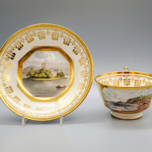 Probably Ridgway teacup and saucer, circa 1820