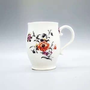 Derby mug with scrolled handle, circa 1756-58