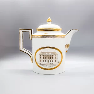 A rare Furstenburg coffee pot or hot water jug, circa 1790