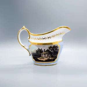 A Herculaneum Liverpool porcelain cream jug, circa 1810-15