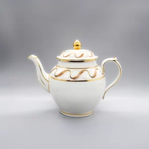 A fine Keeling porcelain teapot, circa 1790