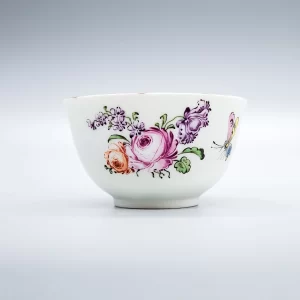 A Longton Hall teabowl, circa 1755