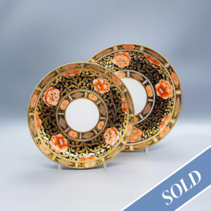 Two Spode saucer dishes, circa 1820