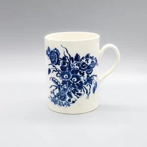 A Caughley blue printed mug, circa 1785
