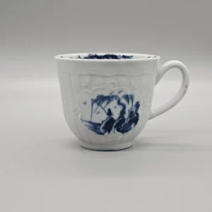 A Worcester coffee cup, circa 1756