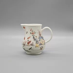 A fine Bow cream jug with plain loop handle, circa 1753-55