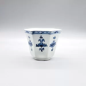 A Richard Chaffers hexagonal beaker, circa 1756-60