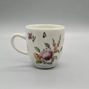 A Chinese coffee cup, decorated in London, circa 1755