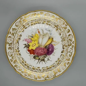 A Liverpool Herculaneum plate, circa 1820