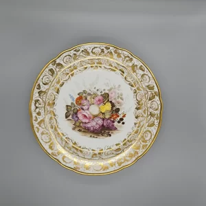 A Liverpool Herculaneum Plate, circa 1820