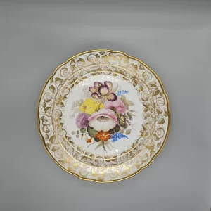 A Liverpool Herculaneum Plate, circa 1820
