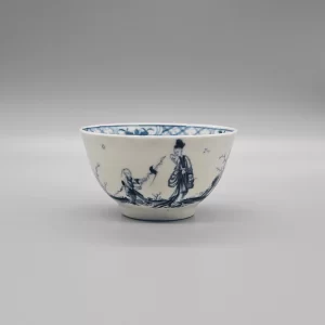 A Worcester teabowl, circa 1760