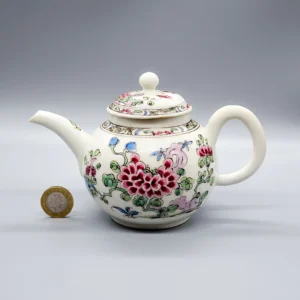 A small Bow teapot, circa 1752
