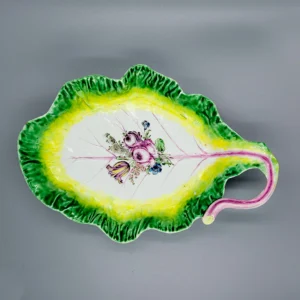 A Longton Hall leaf-shaped dish, circa 1755