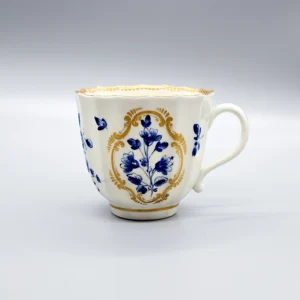 A Worcester fluted coffee cup, circa 1765