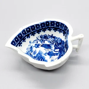 A Caughley butterboat, circa 1790