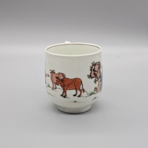 A Worcester coffee cup, circa 1756-58