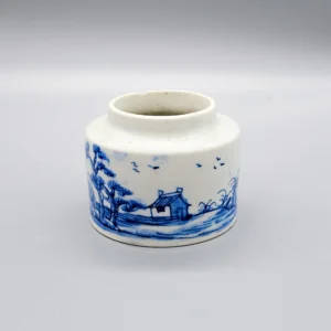 A rare Bow mustard pot, circa 1752