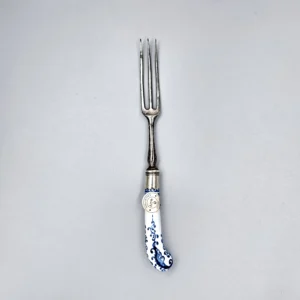 A Bow dessert fork, circa 1756-58